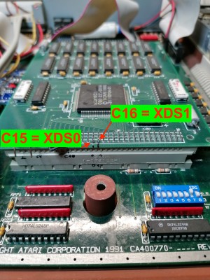 with installed ST-RAM expansion board